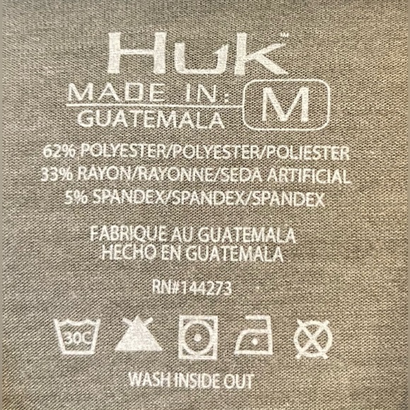 NWT Huk Green Pullover Long Sleeve Front Pocket Waypoint Hoodie - Picture 6 of 7